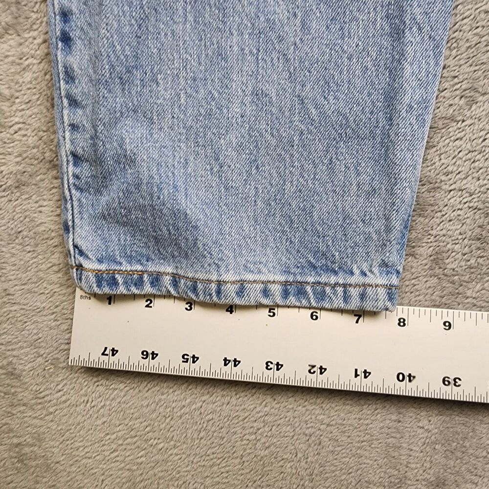 Levis Mens 38x32 550 Jeans Vintage Y2K Relaxed Fit Light Wash Denim Pants - Picture 12 of 12